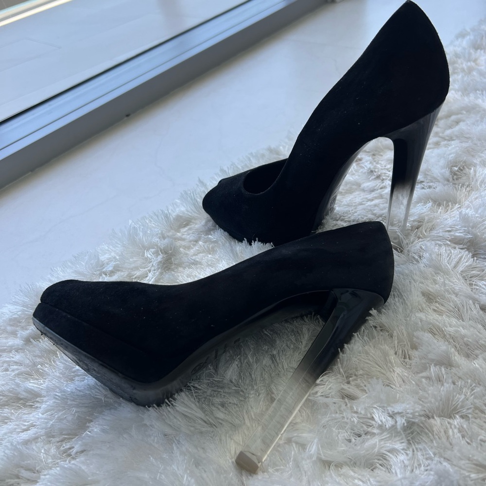 Alexander McQueen ombré heels.